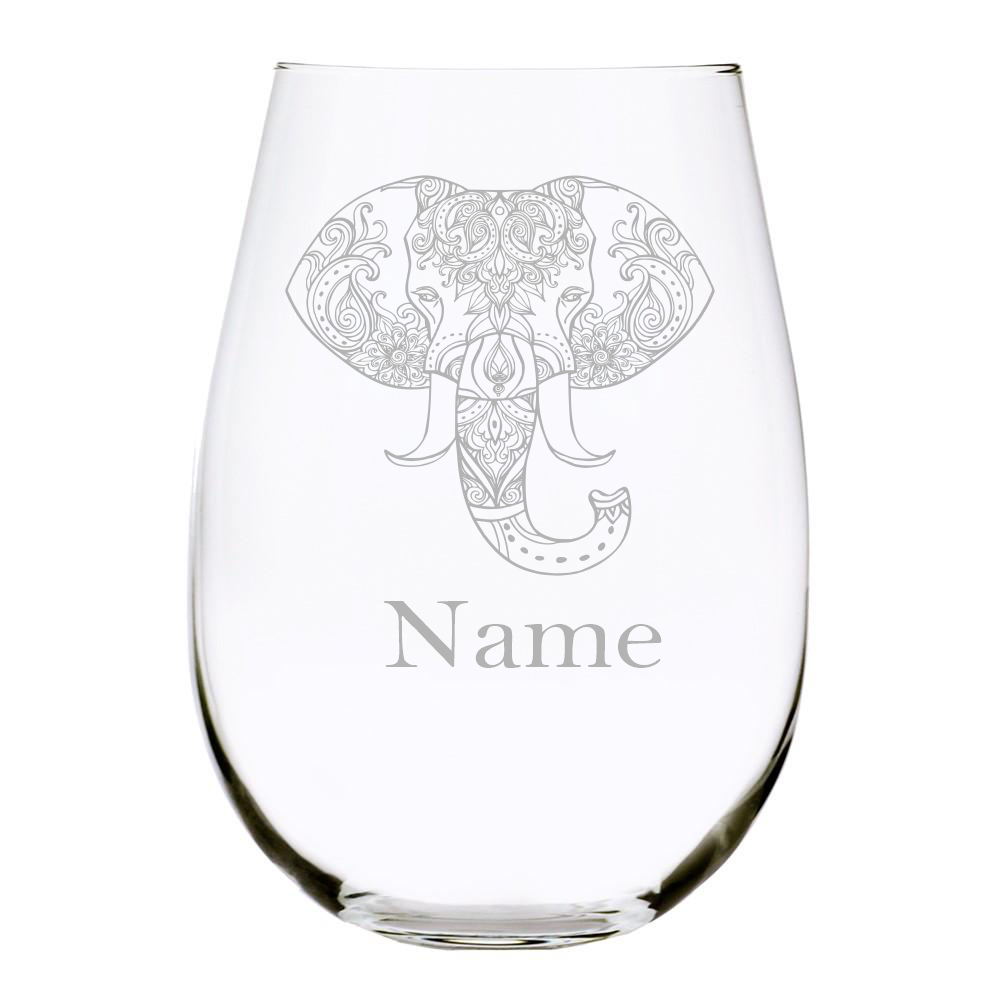 ELM Design > Silver > Stemless White Wine - Lewis Gifts