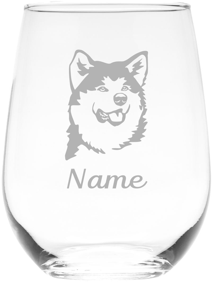 Dog Breed Glasses  C&M Personal Gifts