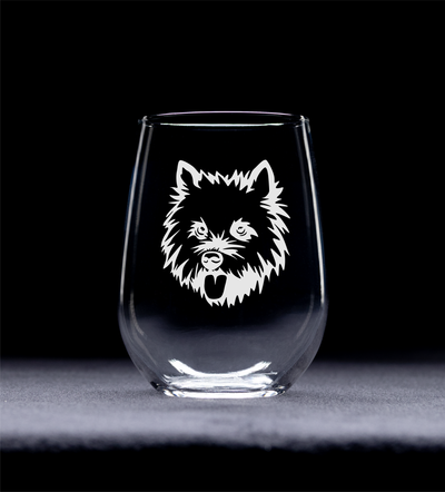 Cairn Terrier Themed, Dog Stemless Wine Glass, 17 oz. -  Dog Gift for Men and Women