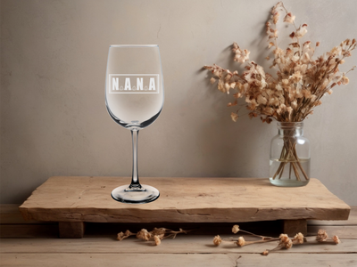 Nana Wine Glass - Nana Themed Gift for Women - 19 oz.