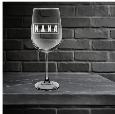 Nana Wine Glass - Nana Themed Gift for Women - 19 oz.