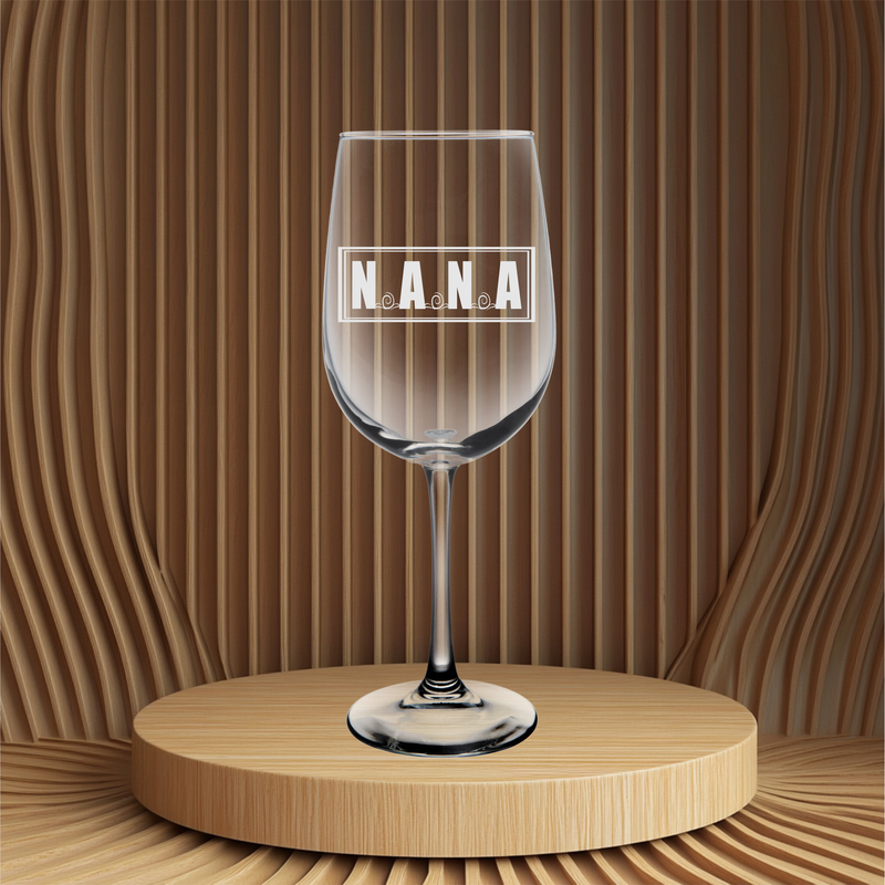 Nana Wine Glass - Nana Themed Gift for Women - 19 oz.