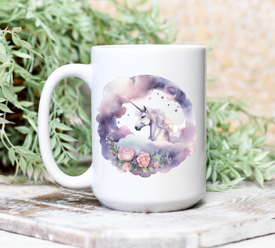 Unicorn Coffee Mug - 15oz Ceramic Cup,  Unique Design, Perfect Gift for Women, Men, Friends