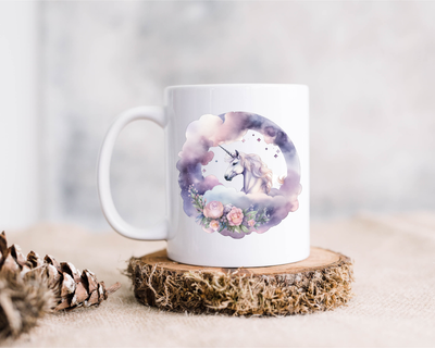 Unicorn Coffee Mug - 15oz Ceramic Cup,  Unique Design, Perfect Gift for Women, Men, Friends