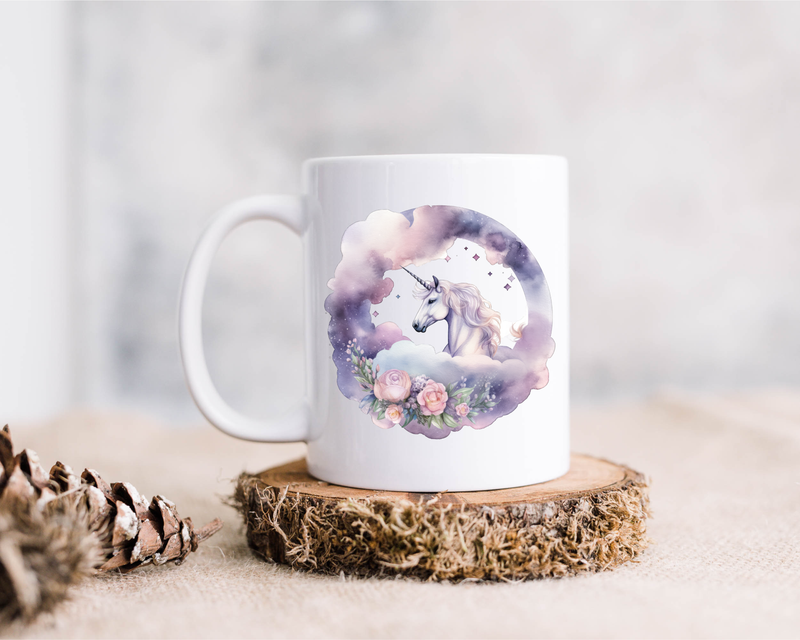 Unicorn Coffee Mug - 15oz Ceramic Cup,  Unique Design, Perfect Gift for Women, Men, Friends