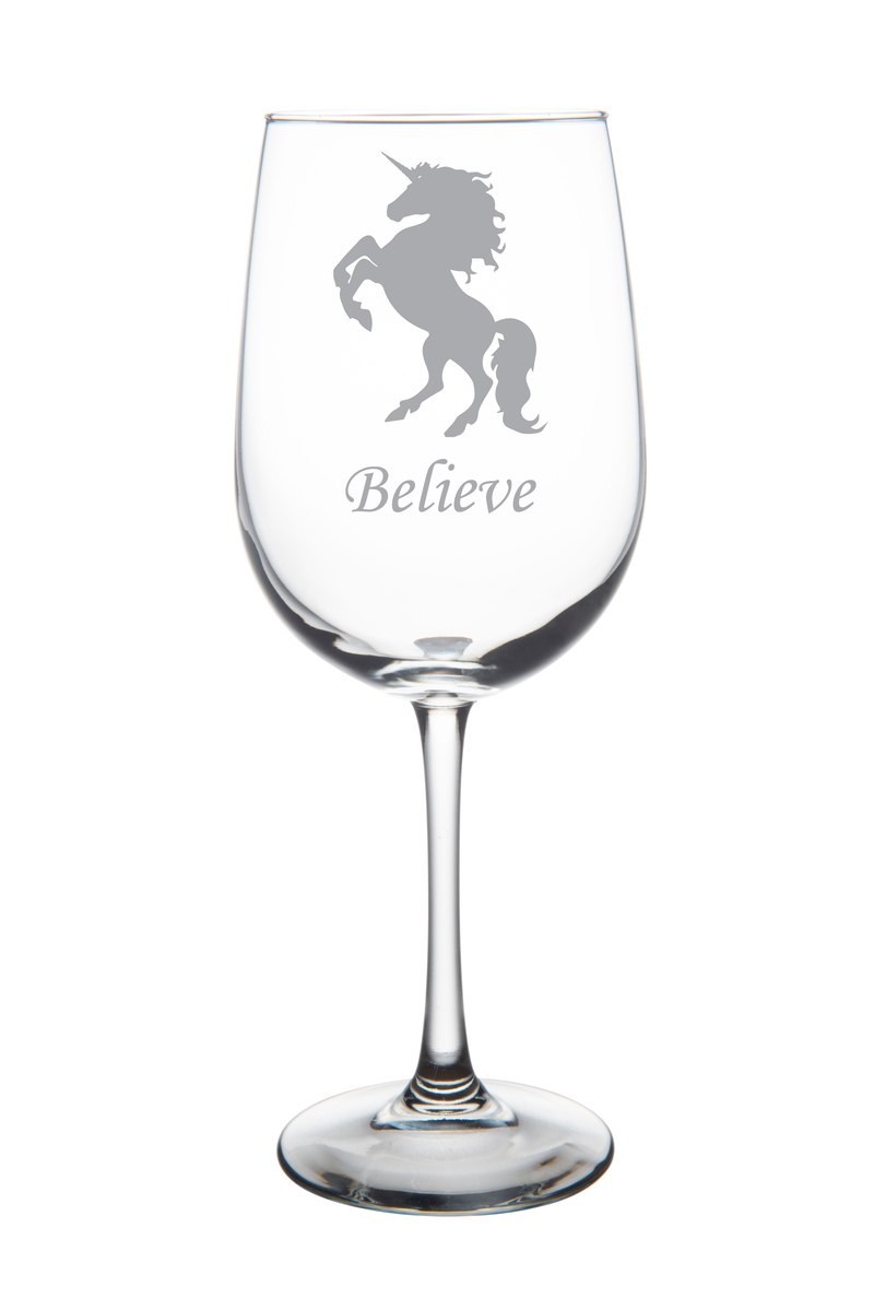 Unicorn wine glass, 19 oz.