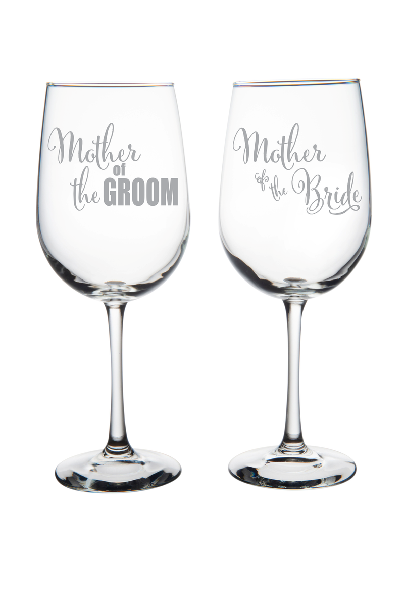 19 oz. Mother of the Groom and Mother of the Bride wine glass set (02)