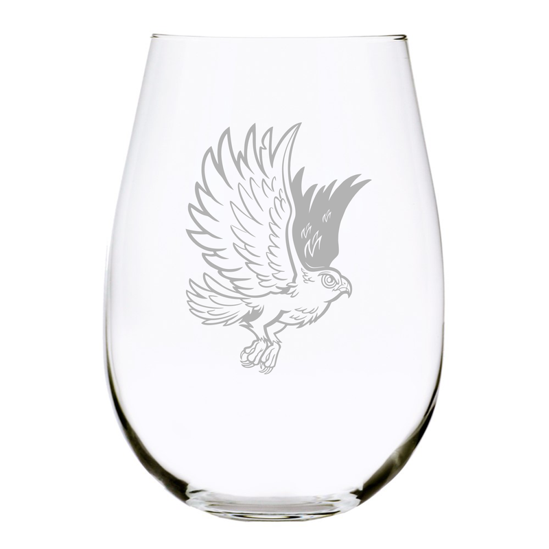 Eagle stemless wine glass, 17 oz. (E1)