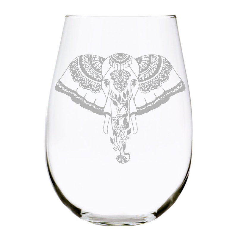 Elephant (E3) stemless wine glass, 17 oz.