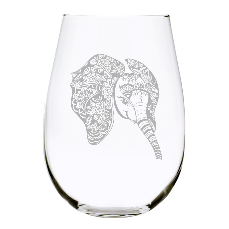 Elephant (E4) stemless wine glass, 17 oz.