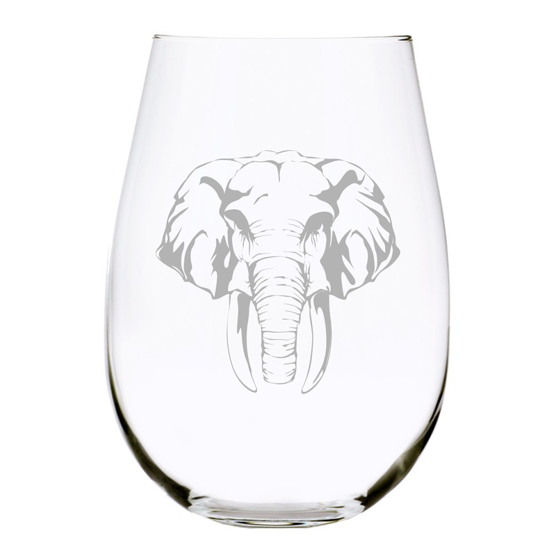Elephant (E2)  stemless wine glass, 17 oz.