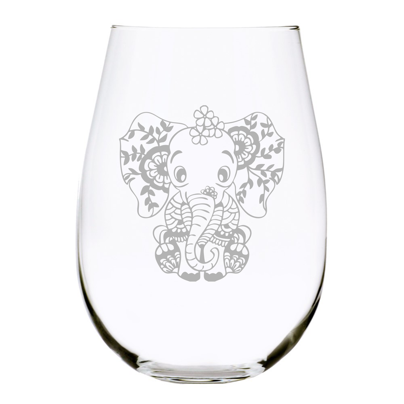 Elephant (BE1) stemless wine glass, 17 oz.