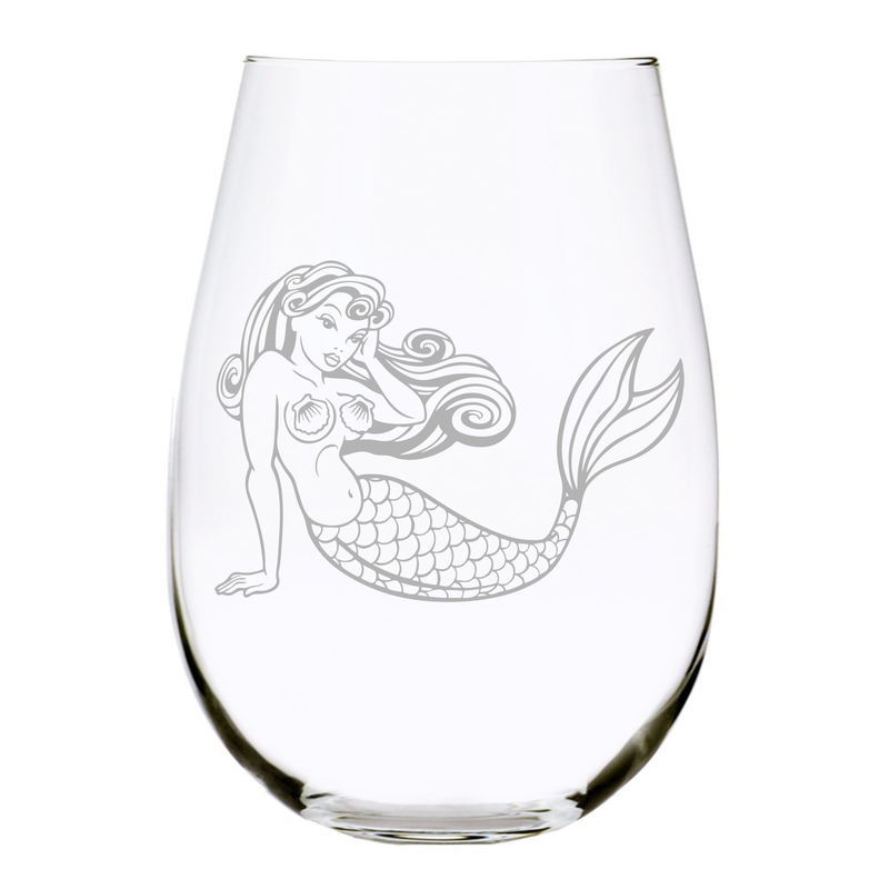 Mermaid (M5) stemless wine glass, 17 oz.