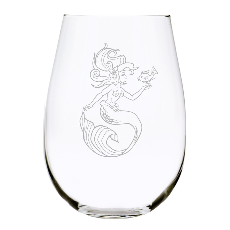 Mermaid (M6) stemless wine glass, 17 oz.