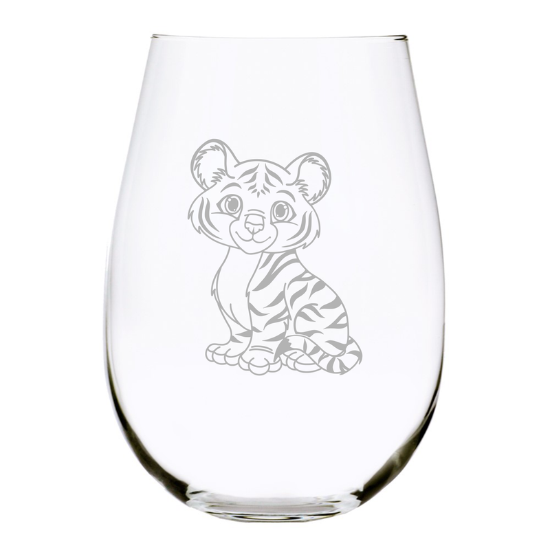 Tiger (T2) stemless wine glass, 17 oz.