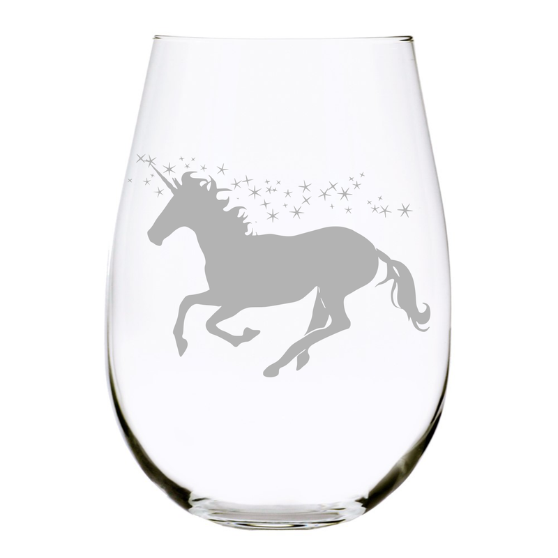 Unicorn (U4) Stemless wine glass, 17 oz.