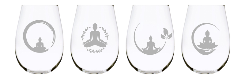Yoga stemless wine glass (set of 4)